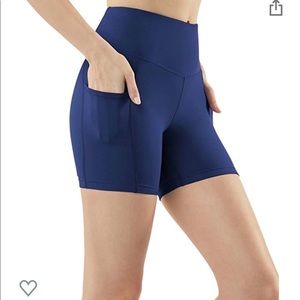 High Waisted Athletic Biker Shorts